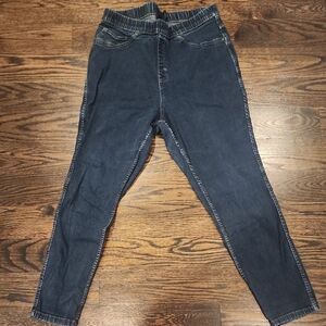 Lane Bryant Navy Blue Jeggings